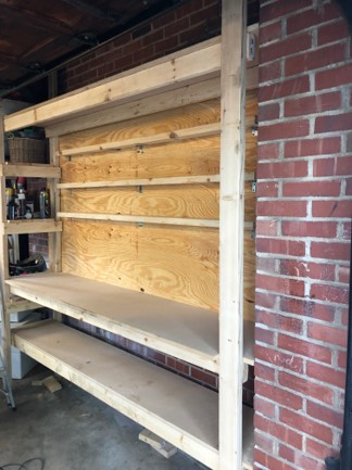 Work bench with storage you can DIY Simple and cheap work bench DIY